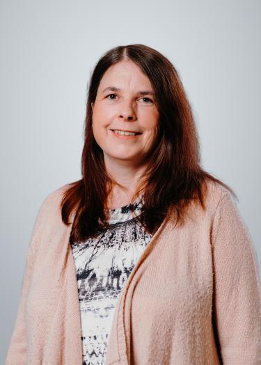 Portrait of a middle aged woman smiling